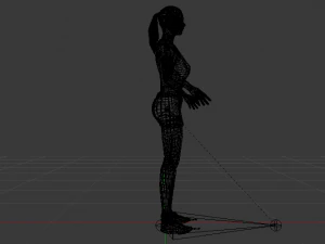 Woman in Casual Clothes 05 3D Model