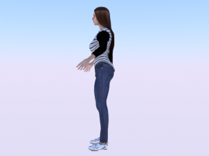 Woman in Casual Clothes 06 3D मॉडल