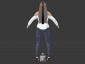 Woman in Casual Clothes 07 Model 3D