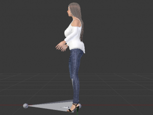 Woman in Casual Clothes 07 Model 3D