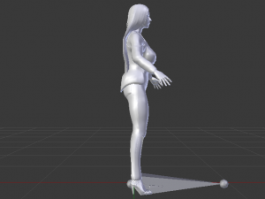 Woman in Casual Clothes 07 Model 3D