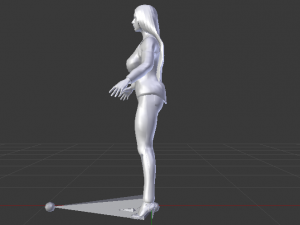 Woman in Casual Clothes 07 Model 3D