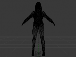 Woman in Casual Clothes 07 Model 3D