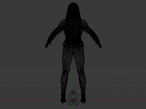 Woman in Casual Clothes 07 Model 3D