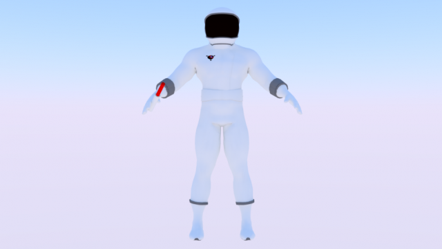 Astronaut Model 3D .c4d .max .obj .3ds .fbx .stl .blend 