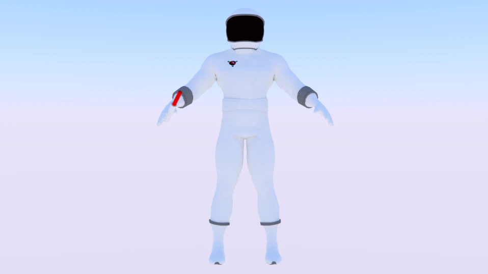Astronaut 3D Model .c4d .max .obj .3ds .fbx .stl .blend 