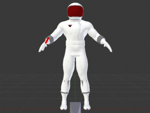 Astronaut Model 3D