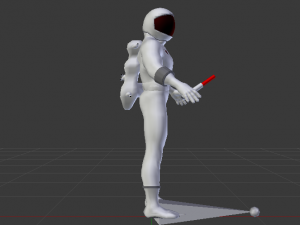 Astronaut Model 3D