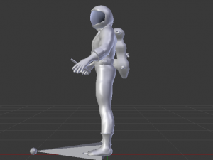 Astronaut Model 3D