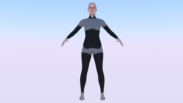 AVA Skeleton 3D-Modell .c4d .max .obj .3ds .fbx .stl .blend 