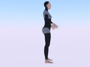 AVA Skeleton 3D Model