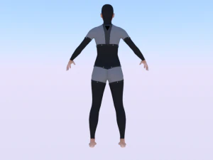 AVA Skeleton 3D Model