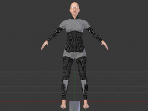 AVA Skeleton 3D-Modell
