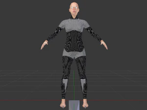 AVA Skeleton 3D Model