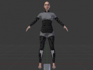 AVA Skeleton 3D-Modell