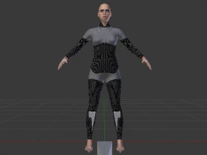 AVA Skeleton 3D Model