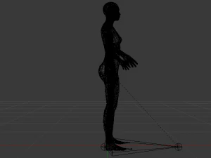 AVA Skeleton 3D Model