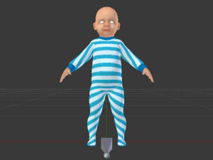 Baby Boy 3D Model