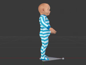 Baby Boy 3D Model