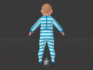 Baby Boy 3D Model