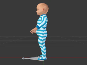 Baby Boy 3D Model