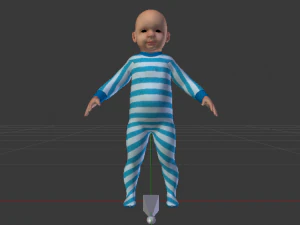 Baby Boy 3D Model