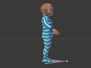 Baby Boy 3D Model
