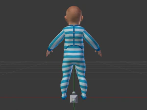 Baby Boy 3D Model
