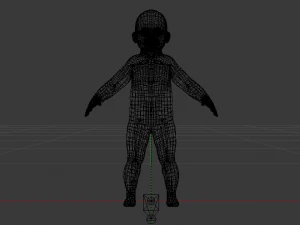 Baby Boy 3D Model