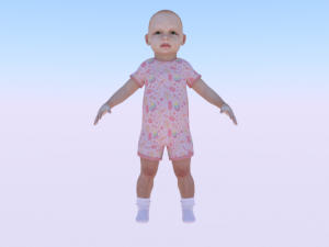 Baby Girl 3D Models