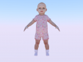 Baby Girl 3D Models