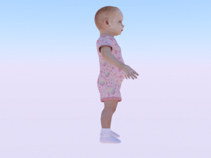 Baby Girl Modello 3D