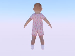 Baby Girl Modello 3D