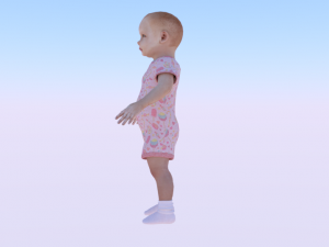Baby Girl Modello 3D