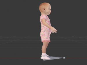 Baby Girl Modello 3D