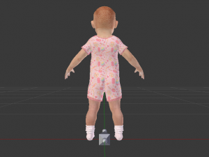 Baby Girl Modello 3D