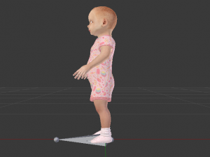 Baby Girl Modello 3D