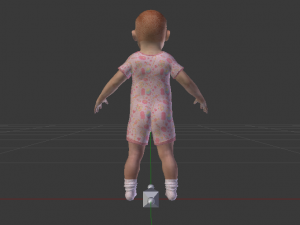 Baby Girl Modello 3D