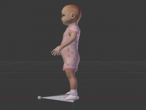 Baby Girl Modello 3D