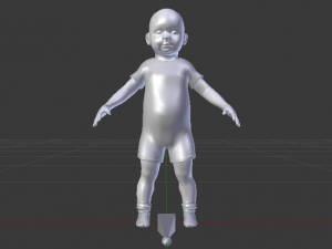 Baby Girl Modello 3D