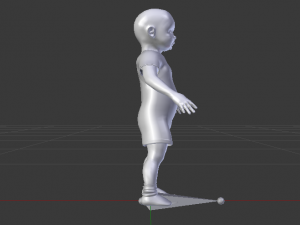 Baby Girl Modello 3D