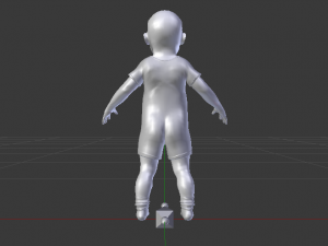 Baby Girl Modello 3D