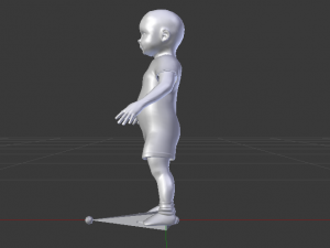 Baby Girl Modello 3D