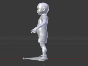 Baby Girl 3D Model