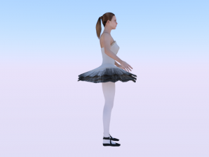 Ballerina 01 3D Модель