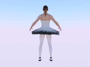 Ballerina 01 3D Модель