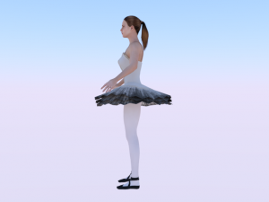 Ballerina 01 3D Модель