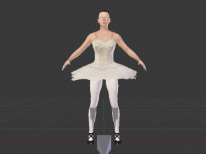 Ballerina 01 3D Модель