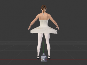 Ballerina 01 3D Модель