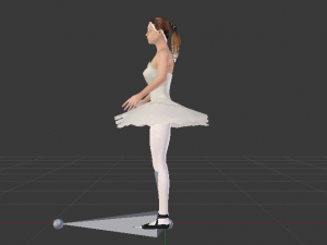 Ballerina 01 3D Модель